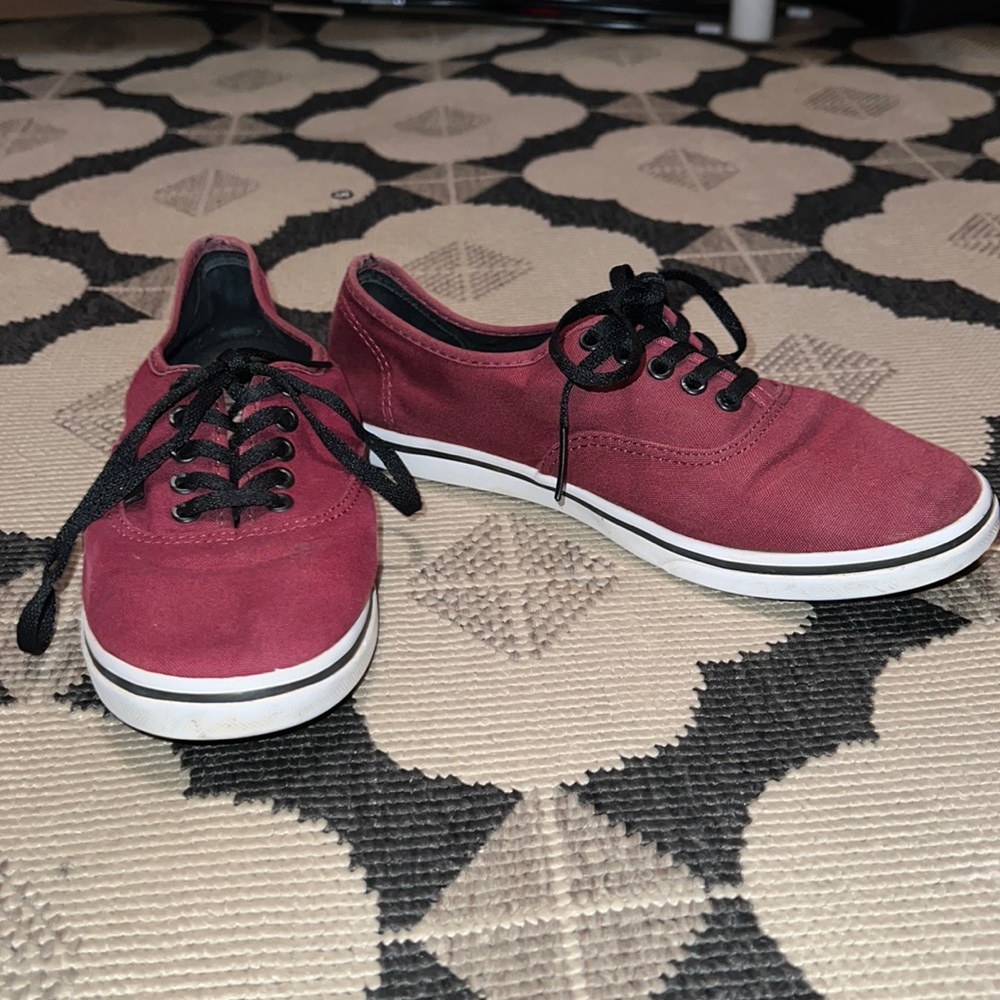 Maroon vans